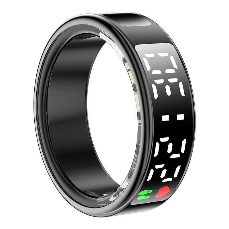Smart Ring SR08 Display Heart Rate Pedometer Sleep Wearable Brush Tik Tok TK Healthy Ring