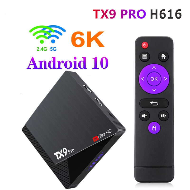 TX9 PRO H616 H313 กล่องทีวี电视机顶盒 PK T95 MAX HK1 RBOX
