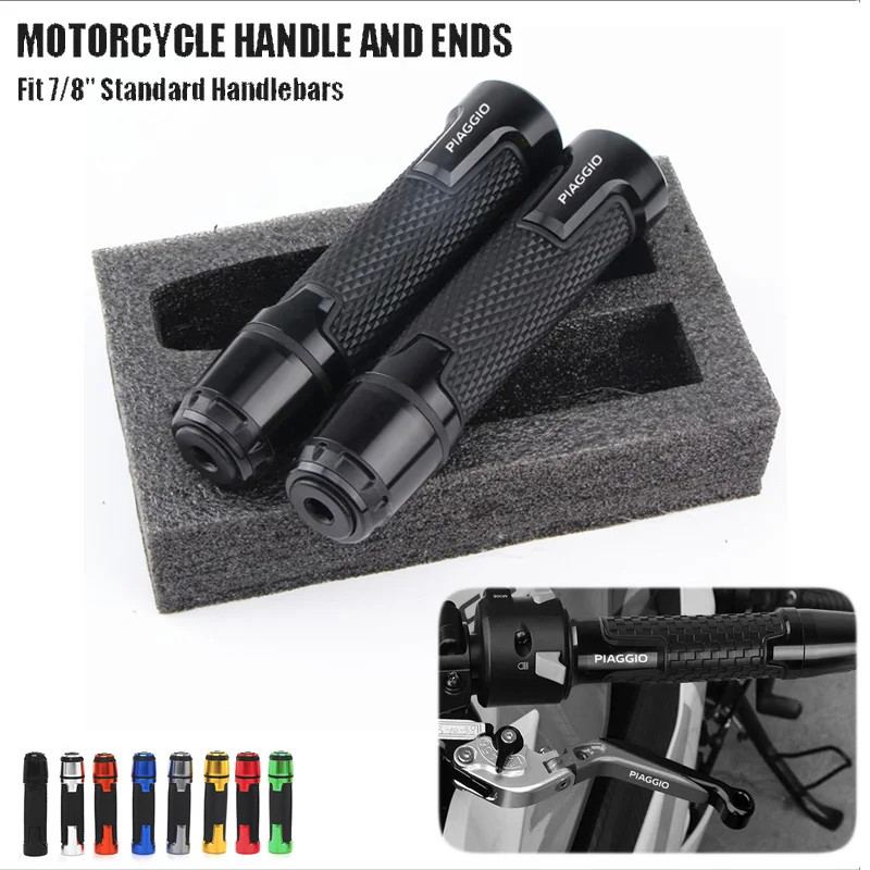 For Piaggio MP3 500 300 BYQ FLY Medley150 ZIP50 Liberty 150s 125 Motorcycle 7/8"22mm Handlebar Grip