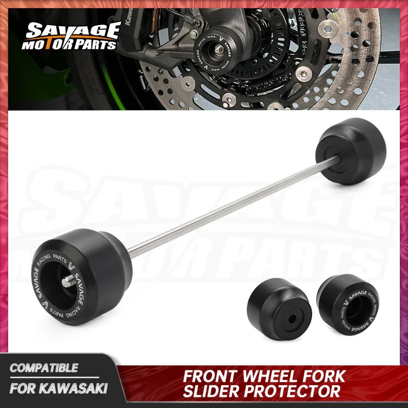 ZX4R ZX4RR Motorcycle Front Wheel Fork Slider Protector For KAWASAKI ZX-4R ZX-4RR 2023-2024 Crash P