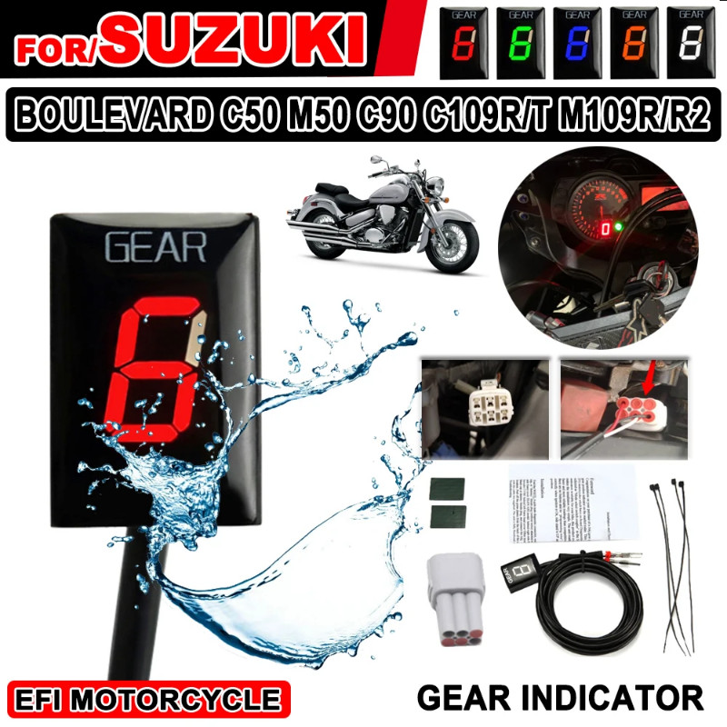 For SUZUKI Boulevard C50 M50 M90 C90 C109R C109RT M109R M109R2 EFI Motorcycle Accessories 1-6 Speed