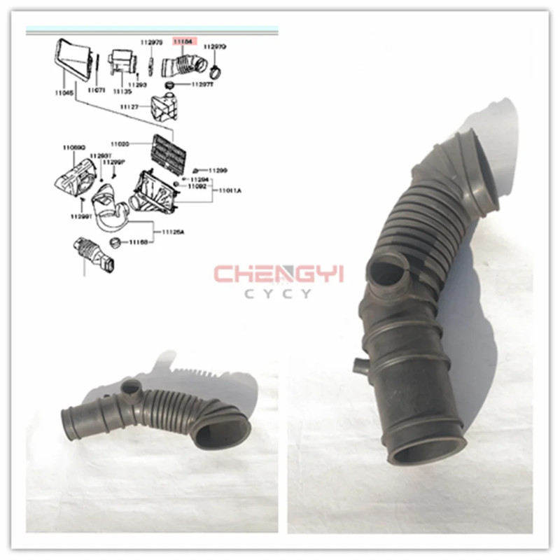 6G72 Engine Air Hose Air Lntake Pipe Lnlet Hose Air Corrugated Tube For Pajero Montero V13W V23W V4