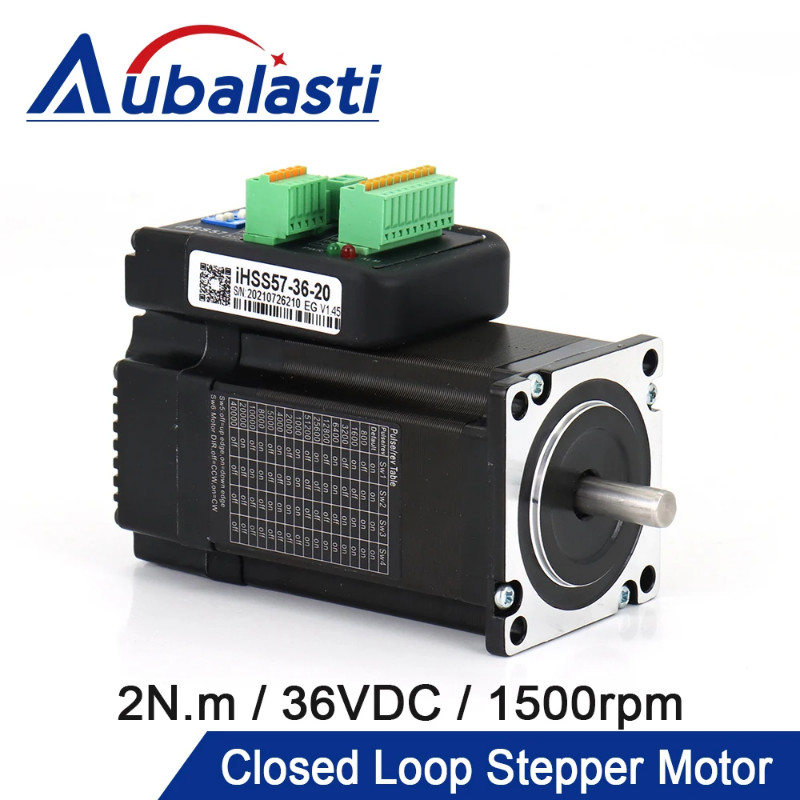 Aubalasti JMC 2Phase Nema23 2N.m 1500rpm Hybrid Integrated Closed Loop Stepper Servo Motor Driver 3