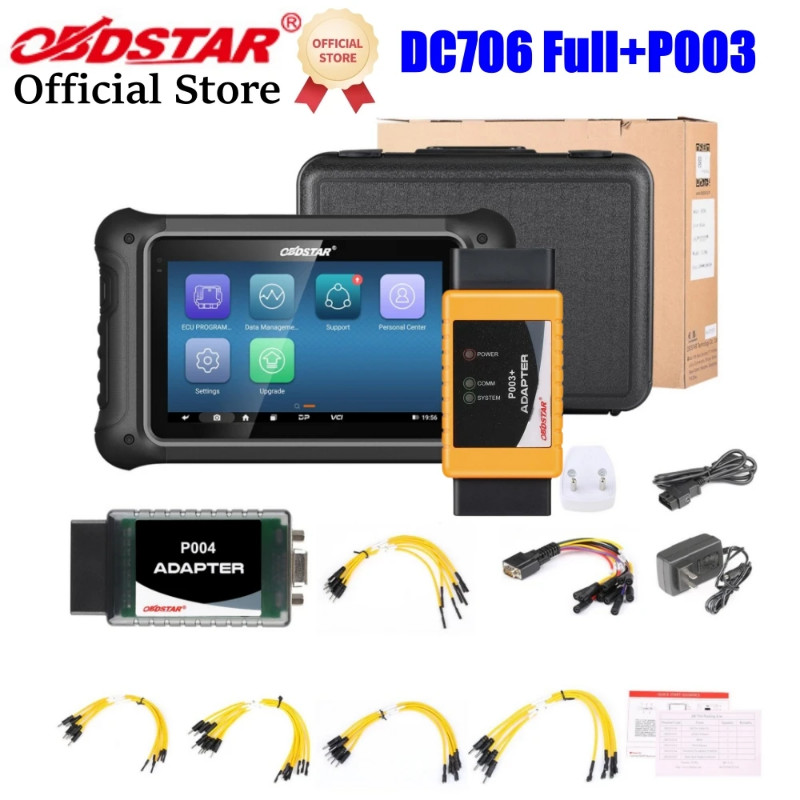 OBDSTAR DC706 ECU Tool Full Version for ECM /TCM/ BODY/Clone by OBD or BENCH for Car and Motorcycle