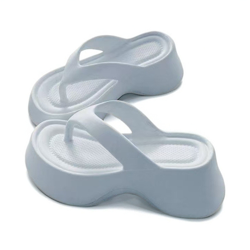 #รองเท้าแตะ# Add Box EVA Flip-flops For Women New Height-increasing Platform Flip-flops For Women T