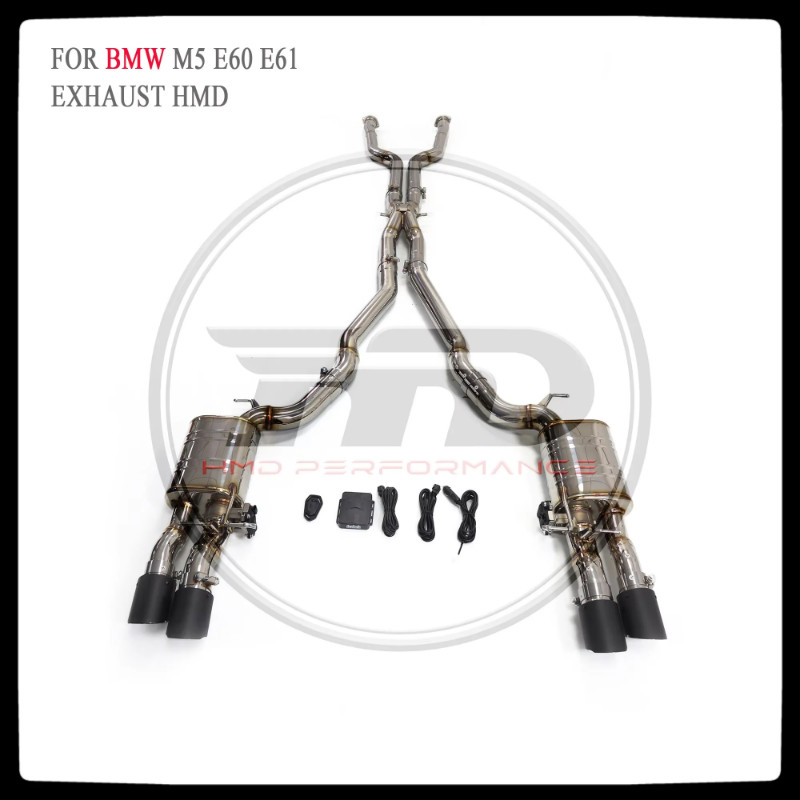 HMD Exhaust System Stainless Steel Performance Catback for BMW M8 F91 F92 Muffler With Valve