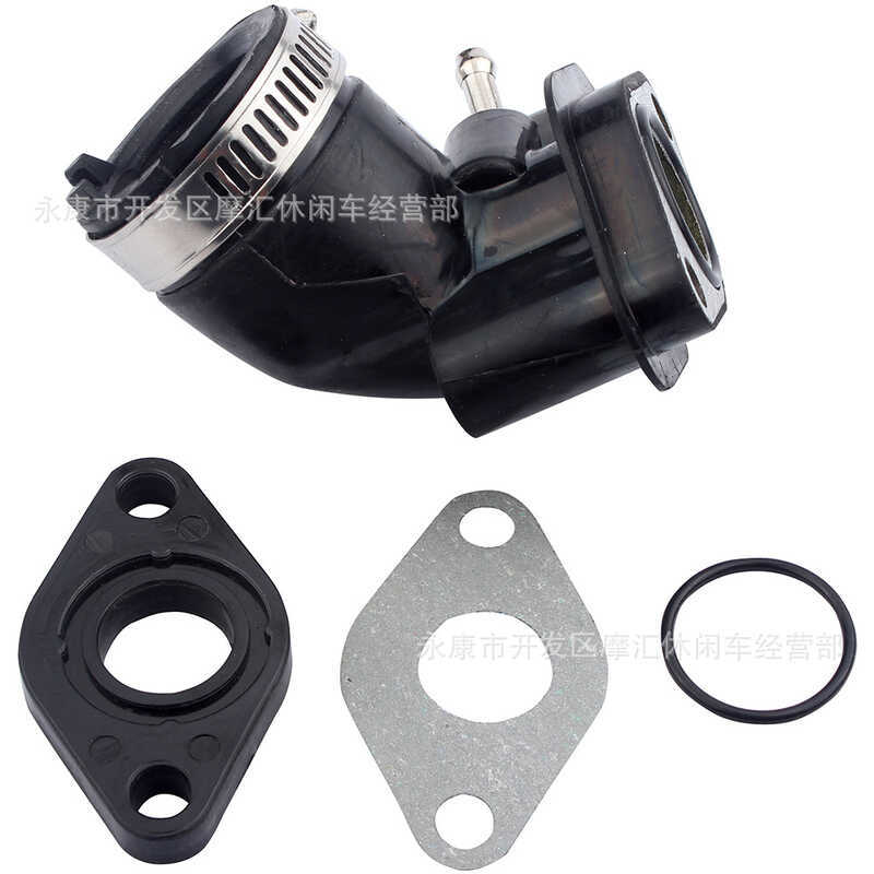 เหยียบสเก็ตบอร์ด Moped อะไหล่ GY6 50/80CC คาร์บูเรเตอร์ Air Inlet ท่อคอท่อ Manifold ปะเก็น 139QMB