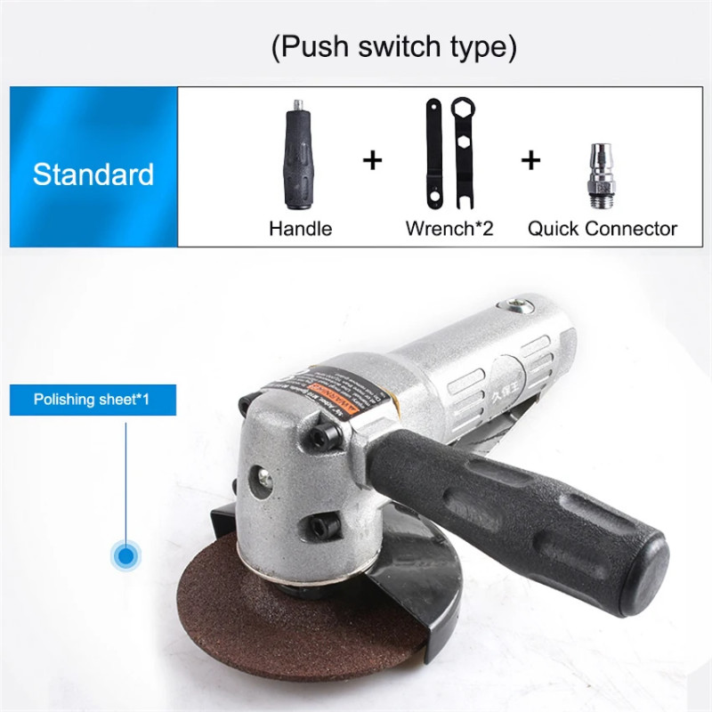 Pneumatic Angle Grinder 4 Inch Multi-function Small Angle Grinder Portable Household Angle Grinding