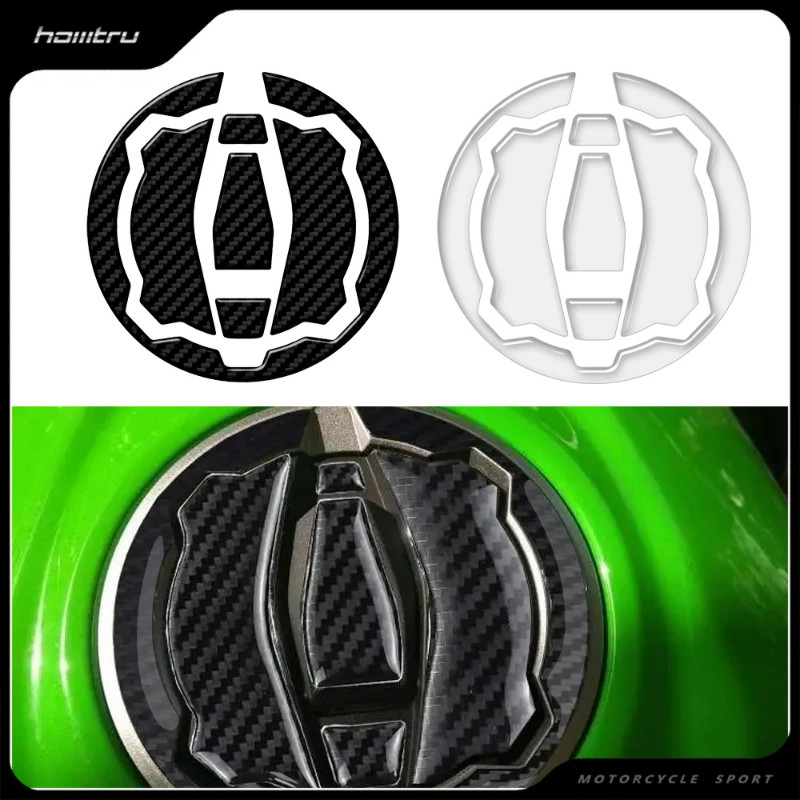 Motorcycle Fuel Cap Protection Sticker for Kawasaki Models 2017-2024 Ninja 400/650 Z650 Z900