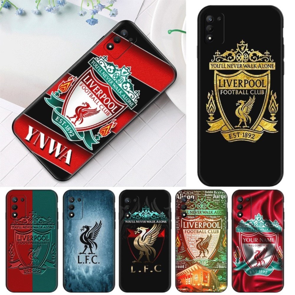 FS1 Manchester United FC สําหรับ Realme 3 5 6 7 8 Pro 5i 5s Q 6i 7i ความเข้ากันได้ TPU Spot พลาสติกส