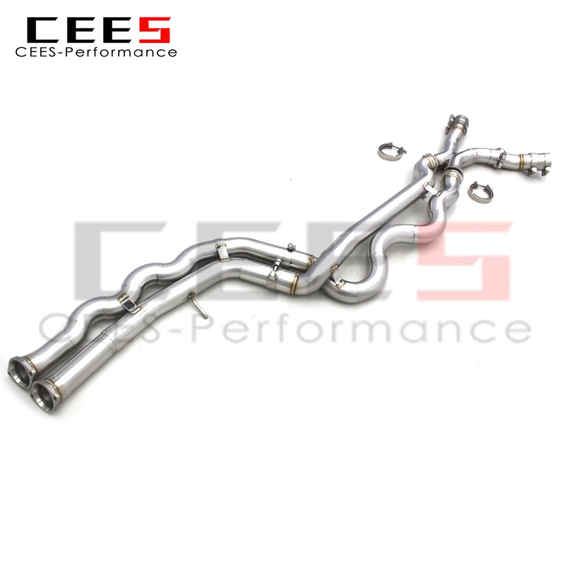 CEES M2 Competition Equal length Mid pipe For BMW M2C M3 M4 F80 F82 F83 F8X S55 3.0T 2018-2023  Per