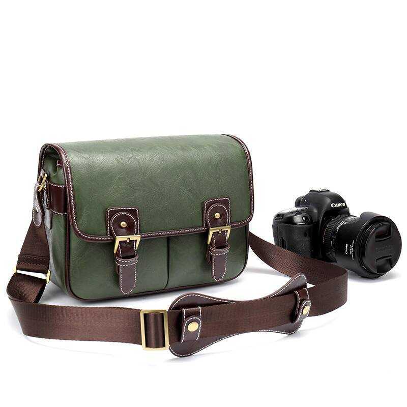 เหมาะสําหรับ Canon R50R108D5D4 Nikon Z62D75 กระเป๋ากล้อง XT5xh2 Sony A7M4 กระเป๋าหนัง 90D