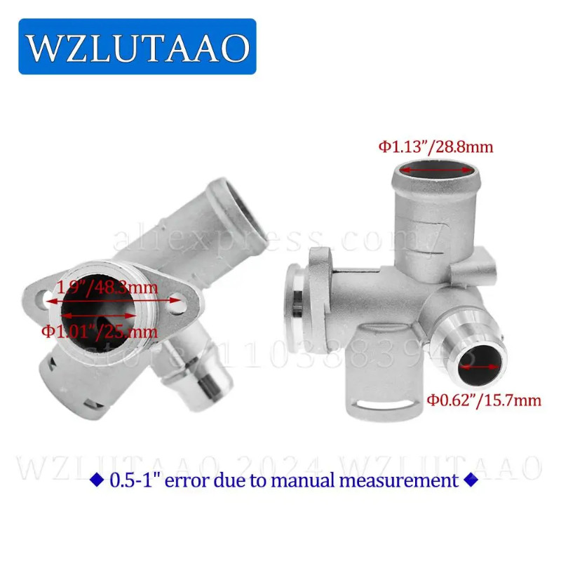 Heater Pipe Cooling Pipe 4F0819375B 4F0-819-375-B / Coolant Pipe Flange 06D121132C 06D-121-132-C 06