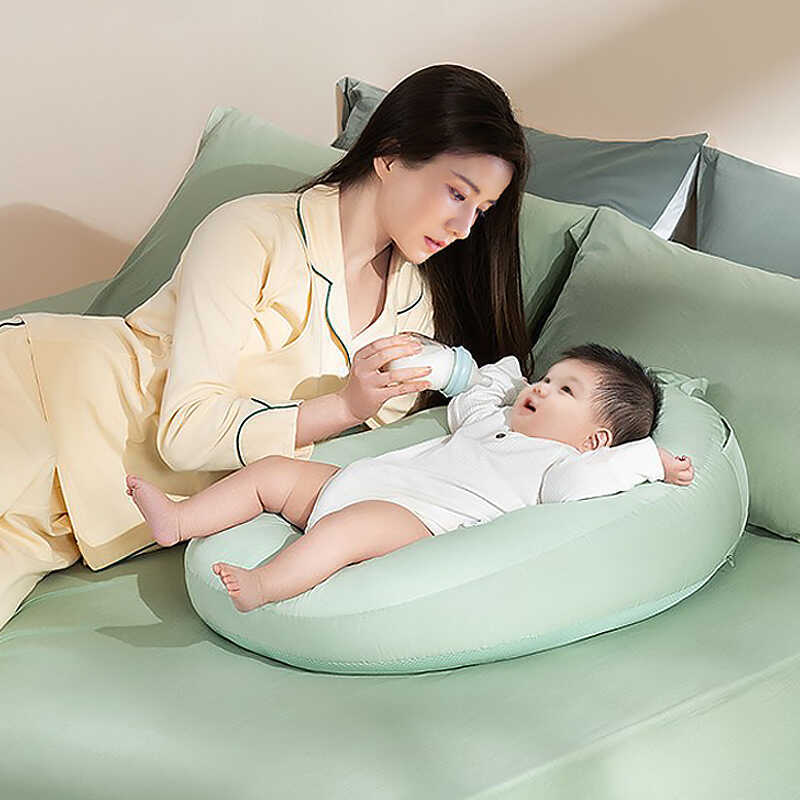 Wu Wuyuan Anti-spitting Milk Slope Cushion Anti-spilling Milk Choking Milk Slope หมอนให้นมบุตรทารกแร