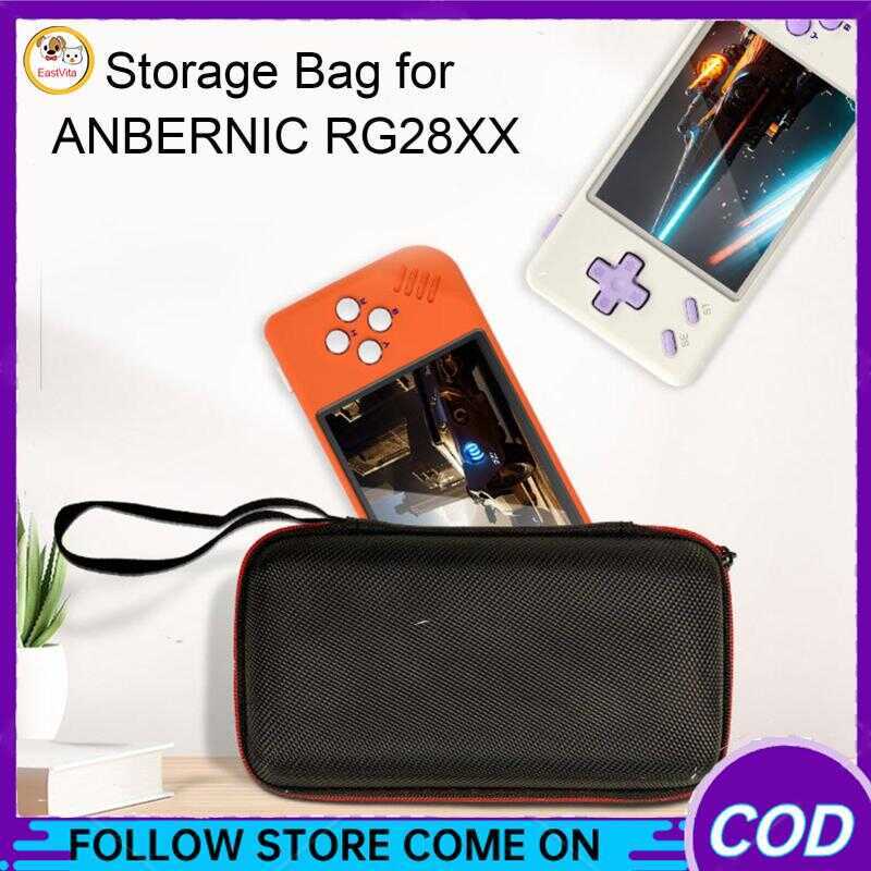 เกมคอนโซลเก็บ EVA กระเป๋าเดินทางกันฝุ่นแบบพกพาสําหรับ ANBERNIC RG28XX