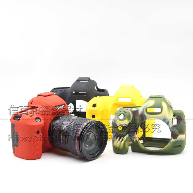เหมาะสําหรับ Canon cac5DMark III SLR เคสป้องกันกล้อง 5D3/5DS/5DSR เคสซิลิโคน xindianX