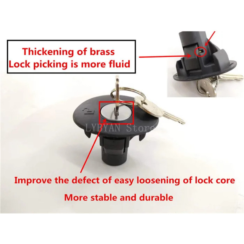 8U5Z9C268B 8U5Z-9C268-B New Locking Fuel Gas Tank Cap for Ford Edge Escape F-150 for Lincoln MKS MK