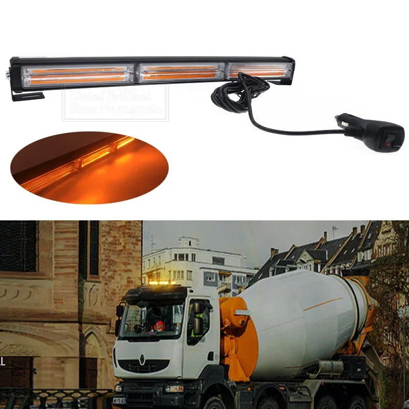 12V 24V Car Flash COB Led Strobe Light Truck Vehicle Emergency Flash COB Led Strobe Light Bar Polic