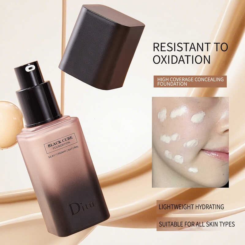 Ditu Ditu Ditu Black Cube คอนซีลเลอร์ Liquid Foundation Hold แต่งหน้าคอนซีลเลอร์ Moisturizing Fit ผิ