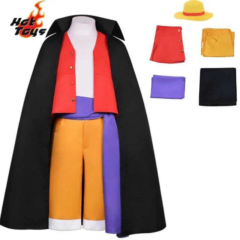 C One Piece Cos Wano Country Onigashima Chapter Luffy Cosplay C Men's Clothing Cloths Cosplay Monke