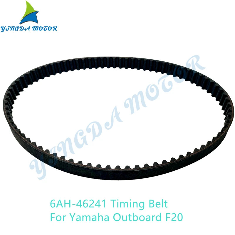 6AH-46241 Timing Belt For Yamaha Outboard Motor 20HP 4T Parsun Hidea F20b 6AH-46241-00 Boat Accesso
