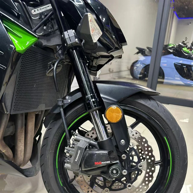 Suitable for Kawasaki Z1000 100% carbon fiber caliper heat dissipation and front brake air guide ra