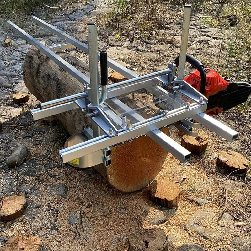 16/24/48 inches professional open frame electric saw milling guide bar DIY wood cutting tool portab