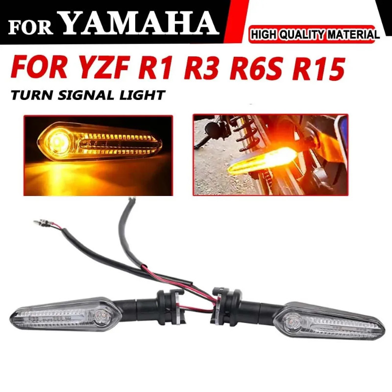 For YAMAHA YZF R1 M R1 S R1M R1S R3 R6 S R6S R15 2023 2024 Accessories Turn Signal Indicator Amber