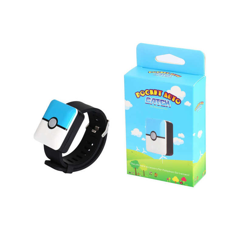 Pokémon POKEMON GO PLUS สวิตช์ชาร์จสร้อยข้อมืออัจฉริยะแบบสี่เหลี่ยม