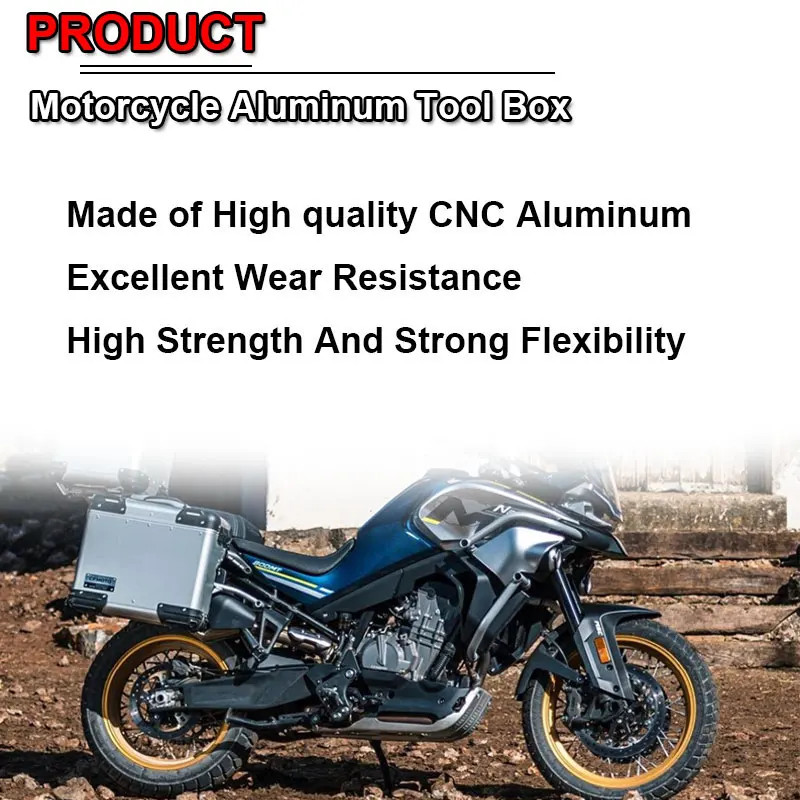 2023 800MT Motorcycle Accessories 5 Liters Aluminum ToolBox Fit For CFMOTO 800MT 21-23 Decorative S