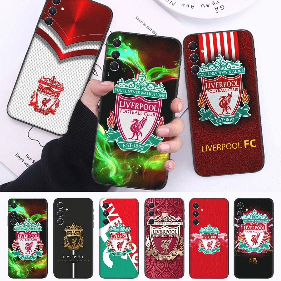 Q2 อังกฤษฟุตบอล Liverpool สําหรับ Samsung S7 Edge S8 Plus S9 S10 S10E Lite S20 ความเข้ากันได้เป็นพิเ