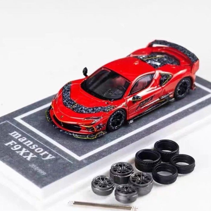 LMLF 1/64 Ferrari Modified Hard Top Supercar รุ่น Mansory Ferrari F9XX สีแดง