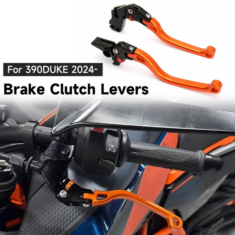 For 390DUKE 390 duke DUKE 390Duke 390 Duke 2024 New Motorcycle Accessories Orange Brake Clutch Leve