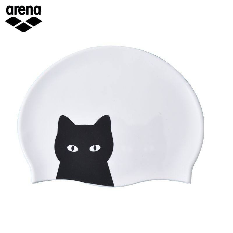 หมวกว่ายน้ำซิลิโคน Arena สำหรับเด็กและผู้ใหญ่ ลายการ์ตูน กันน้ำ ผู้ชายและผู้หญิง ผมยาว ปกป้องหูโดยไ