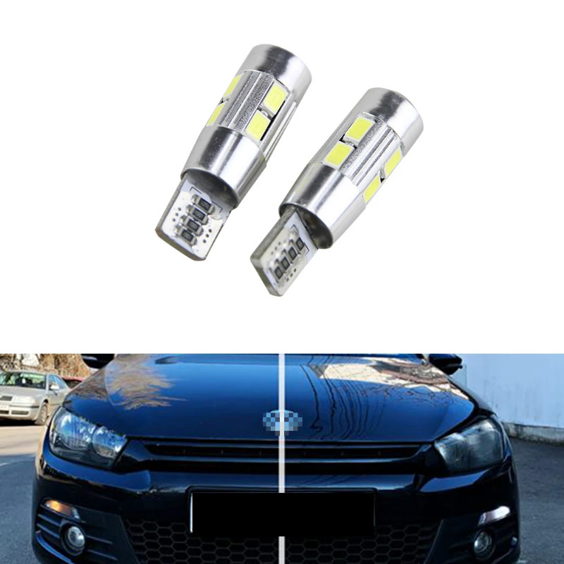 2x Canbus T10 W5W 168 194 LED Clearance Side Marker Lights Parking Light For VW Scirocco 1K Non Fac