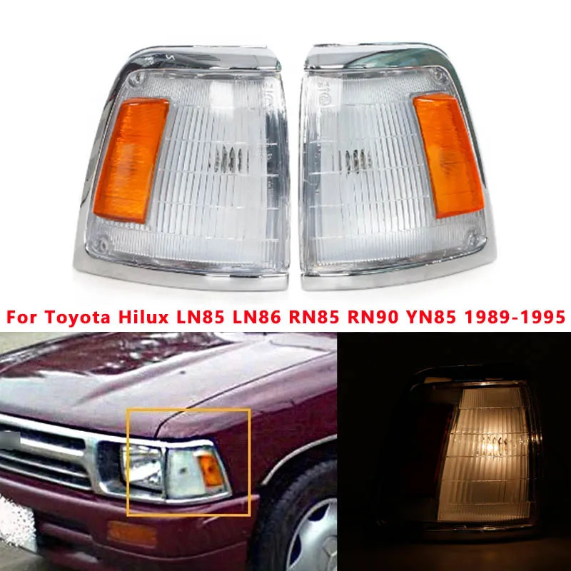 Car Turn signal Light For Toyota Hilux LN85 LN86 RN85 RN90 YN85 1989-1995 Parking Light Corner Ligh