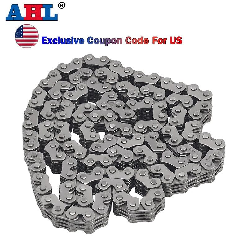 AHL 174Links Motorcycle Camshaft Timing Chain For Kawasaki KL650 KLR650 1987-2018 KL650-A 1987-1995