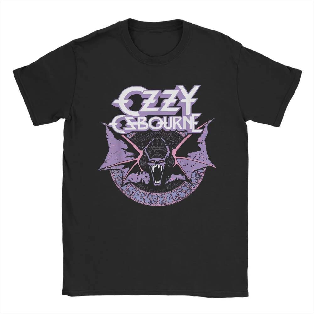 2026 ที่ไม่ซ้ํากัน Heavy Metal Rock Ozzy Osbourne Pastel Bat เสื้อยืดผู้ชาย O คอผ้าฝ้ายผู้หญิง T เสื