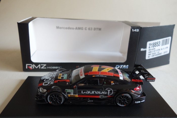 R RMZ Benz AMG C63 DTM 12 #1: 43 Car Model (คลังสินค้าพร้อมใหม่เอี่ยม)