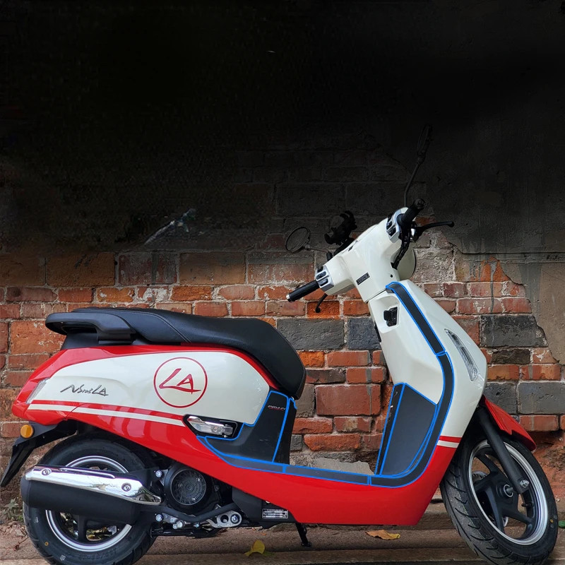 3D Carbon Fiber Side Decals Tank Pad Gas Oil Sticker Motorcycles Decoration Accessories For  NS125L