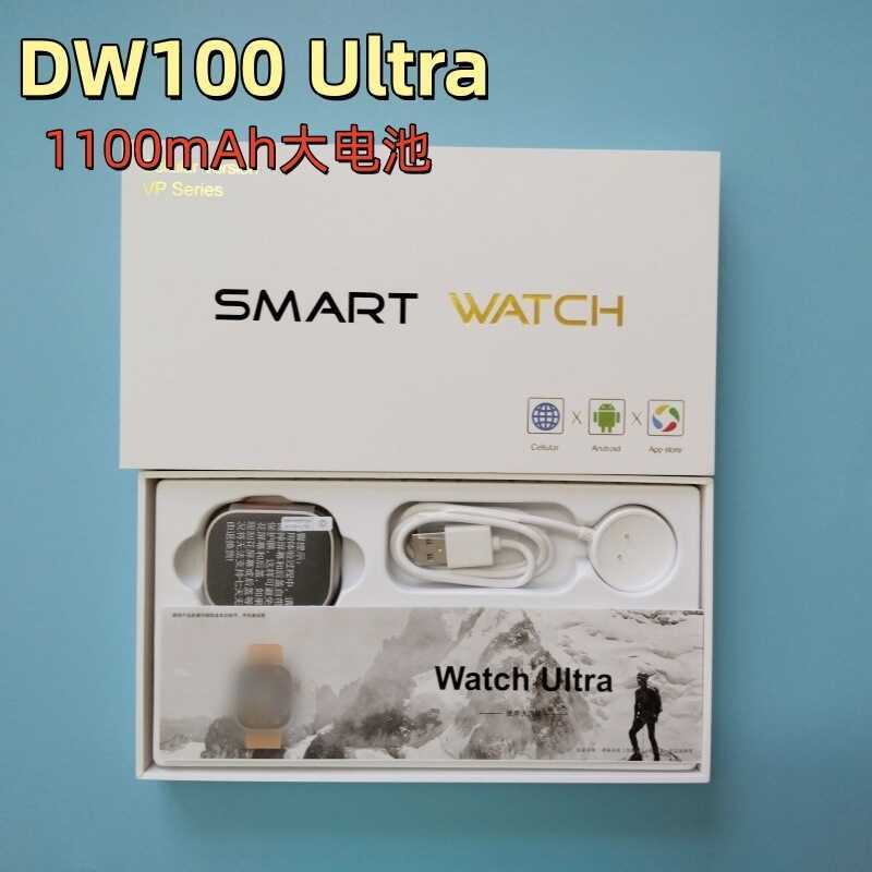 Huaqiang North DW1Ultra Smart Card Watch 11mAh ปลดล็อคลายนิ้วมือ Moss Code เทคโนโลยีสีดํา