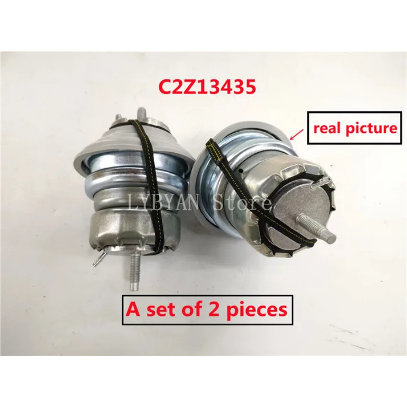 2pcs Engine Motor Mount For  Jaguar XF XJ 2008-2015 Diesel 3.0 2.2 C2Z13435 C2D6341 8X23-6A003-CC 6