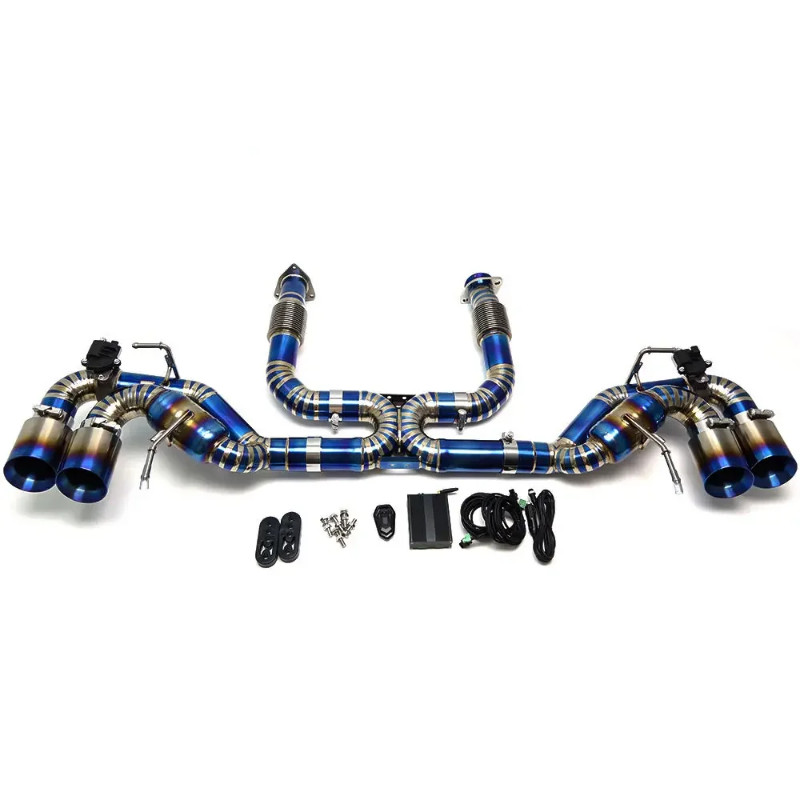 For Corvette C8 Stingray Htc Z06 Z51 Exhaust Performance Straight Exhaust Pipes Catback System Tita