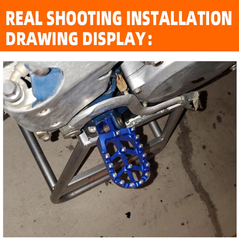 For Yamaha WR250 WR200 WR500 WR 200 250 500 XT250 Motorcycle Footrest Footpegs Foot Pegs Rests Peda