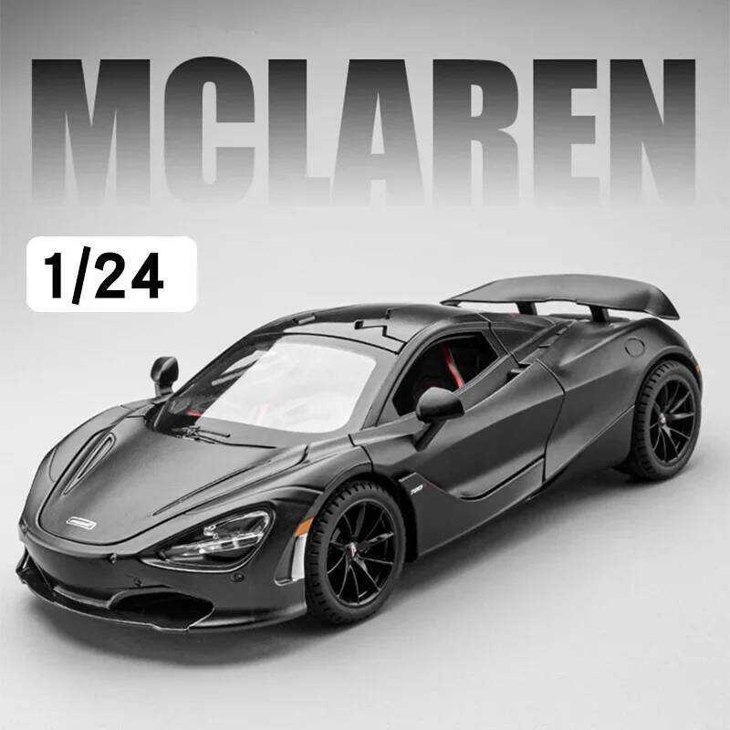C 1/24 Scale Mclaren 720S Alloy Model Sport Car Diecast Metal Series Collection Simulation Sound &