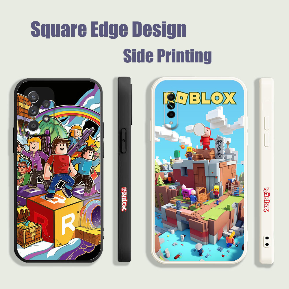 ปลอกสําหรับ Tecno Spark GO 2020 6 Air 5 Air 7 Pro 18 18P 18T ROBLOX เกม FRX18 เคสโทรศัพท์ขอบสี่เหลี่