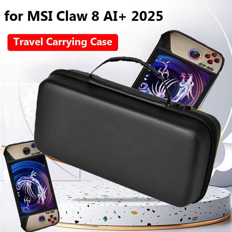 ฝาครอบป้องกัน MSI AI + 2025 อุปกรณ์จัดเก็บข้อมูล EVA สําหรับ Claw 8 AI คอนโซลเกมมือถือ rying กระเป๋า