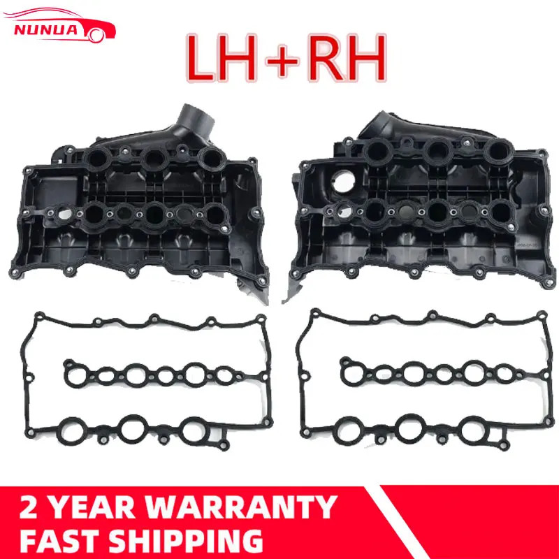 2PCS Engine Valve cover LH+RH For Land Rover Discovery 4 Mk4 3.0 & Range Rover Sport 3.0 Mk4 Inlet