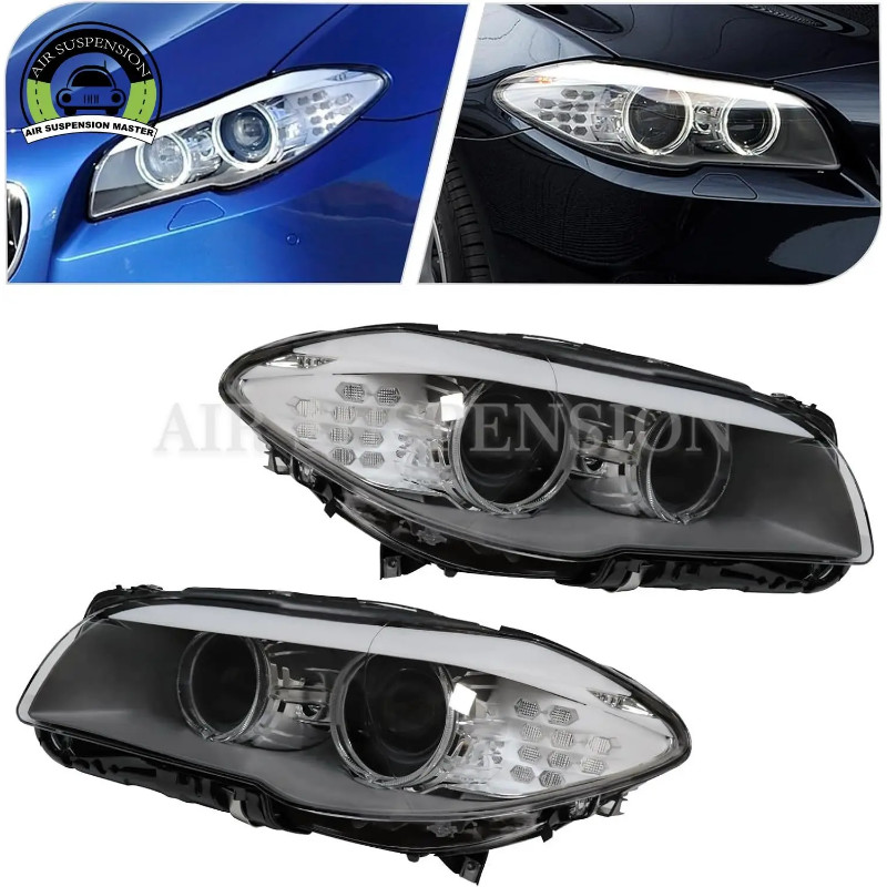 1pcs LED Xenon HID Car Headlights For BMW 5 Series 550i 535i 528i 530i F10 2011-2013 W/O AFS