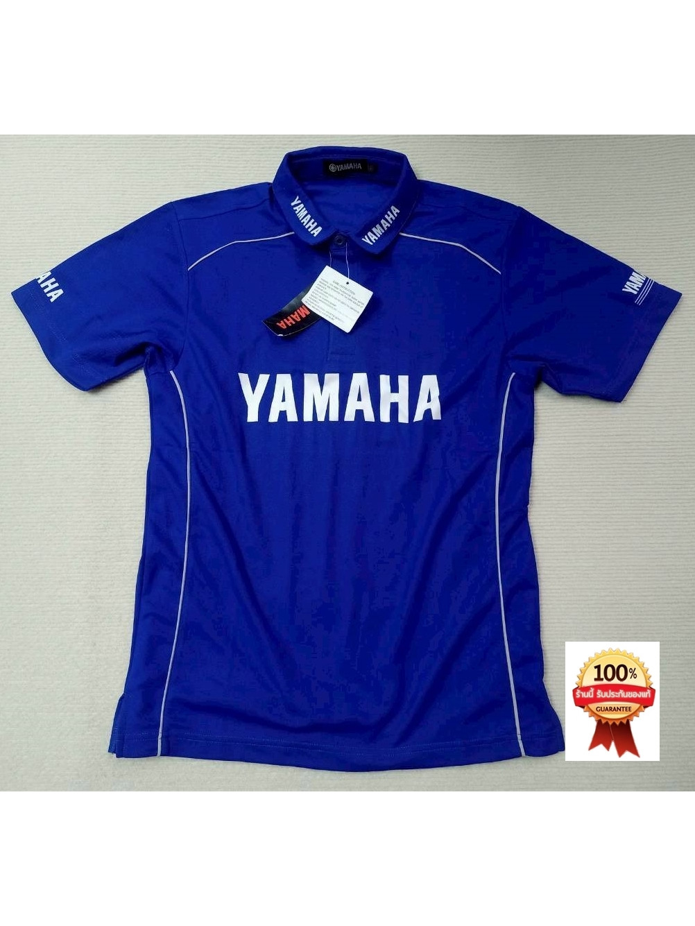 ของแท้ ป้ายห้อย เสื้อโปโล เสื้อเซอร์วิส YAMAHA MOTOR SPORT POLO Corporate YAMALUBE ยามาลูป ศูนย์ ยามาฮ่า ของใหม่